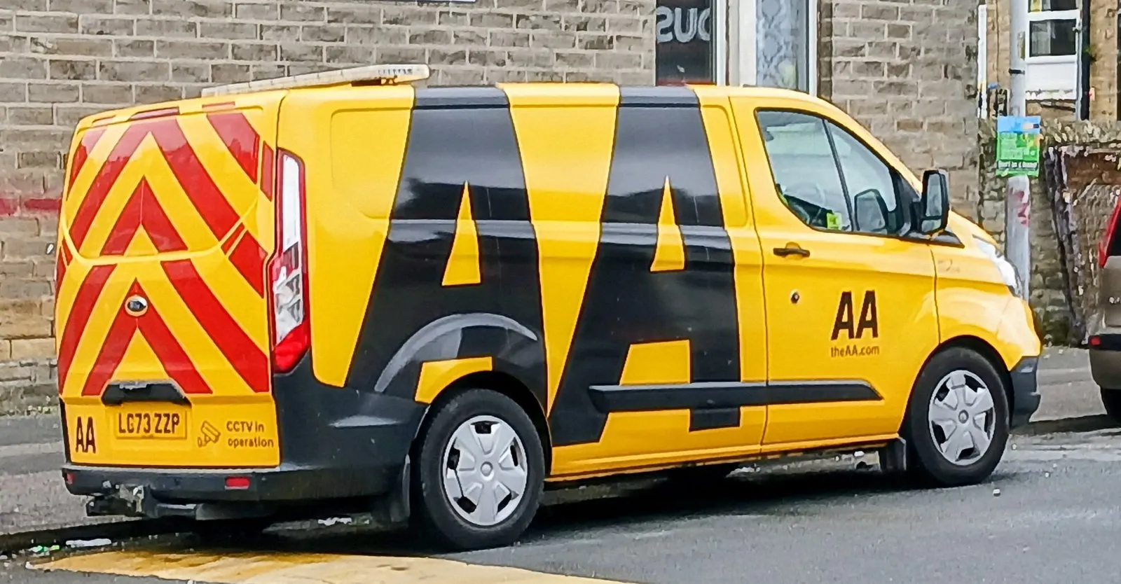 AA roadside assistance and recovery van